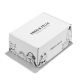 Weiße Box mit verspielten Illustrationen von Haustieren, beschriftet mit "FRED & FELIA" und dem Slogan "Tierliebe von Altereinsen."