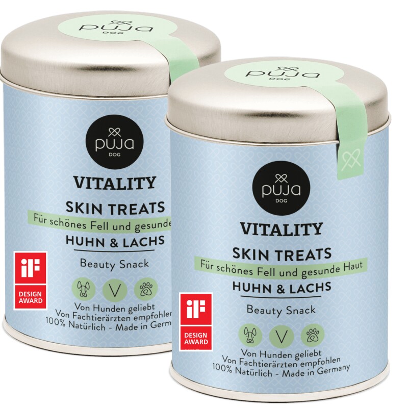PUJA Doppel Fit - Haut & Fell für Hunde 2x150g