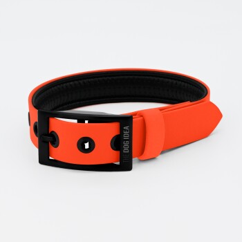 Biothane Halsband Orange neon orange XXL