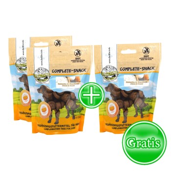 Bellfor Ergänzungsfuttermittel für Hunde – Gelenke und Knochen Complete-Snack – 3x150g Bellfor Ergänzungsfuttermittel für Hunde – Gelenke und Knochen Complete-Snack – 3x150g