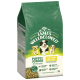 James Wellbeloved Puppy Junior Hundefutterbeutel, reich an Lamm & Reis, hypoallergen, 2 kg, mit Bildern von drei Welpen.