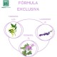 Formula Exclusiva von Menforsan, mit Margosa (2,5%), Lavandino (1%) und Geraniol (1%) mit entsprechenden Pflanzenbildern.