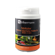 Behälter mit "Silbermann Störfutter" Premium-Pellets für Störe, 1000 ml, mit aquatischen Bildern auf dem Etikett.