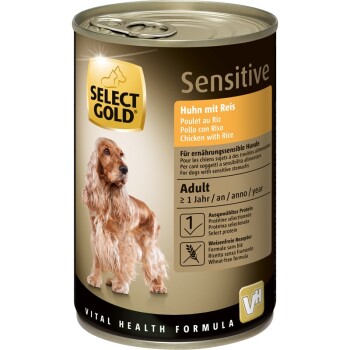 SELECT GOLD Sensitive Adult 6x400g Huhn mit Reis