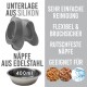 Napfunterlage mit 4 Näpfen grau M