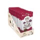 Thekendisplay von Betty's Landhausküche mit Fleischröllchen-Tütchen, beschriftet 'Huhn & Hirsch'
