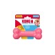 Roze KONG Goodie Bone kauwspeeltje voor kleine puppy's in verpakking met opschrift 'KONG Goodie Bone' en 'Natural Teething Rubber'