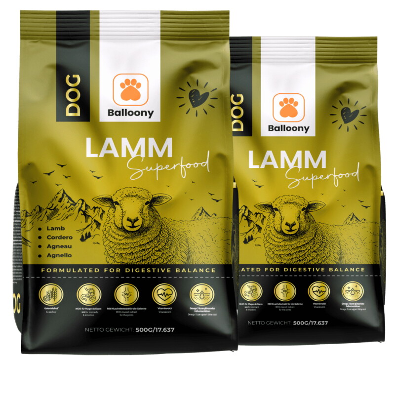 Balloony.pet German Shephy Hundefutter Sensitve Lamm 20 kg