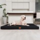 ® OSCAR VISCO Orthopädische Hundematte Matratze Kunstleder Hundebett schwarz 1 m, 11 cm, 80 cm