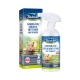 Bactador 500-ml-Spray und -Schachtel für Hamsterkäfige, Aufschrift 'NAGERKÄFIG GERUCHSENTFERNER UND REINIGER' mit Hamsterfoto.