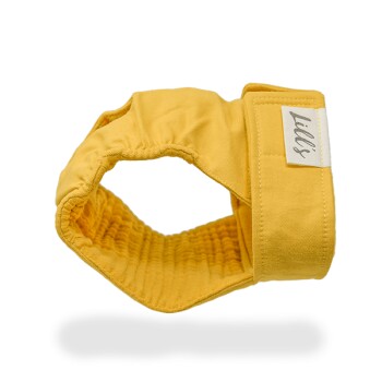 2er Pack Läufigkeitshöschen aus Bio-Baumwolle "Lou" gelb XXL