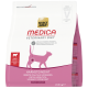 Select Gold MEDICA Veterinary Diet Katzenfutter, Harnsteindiät (Urinary Stone Diet), Rind, 2,5 kg, pinke Katzensilhouette.