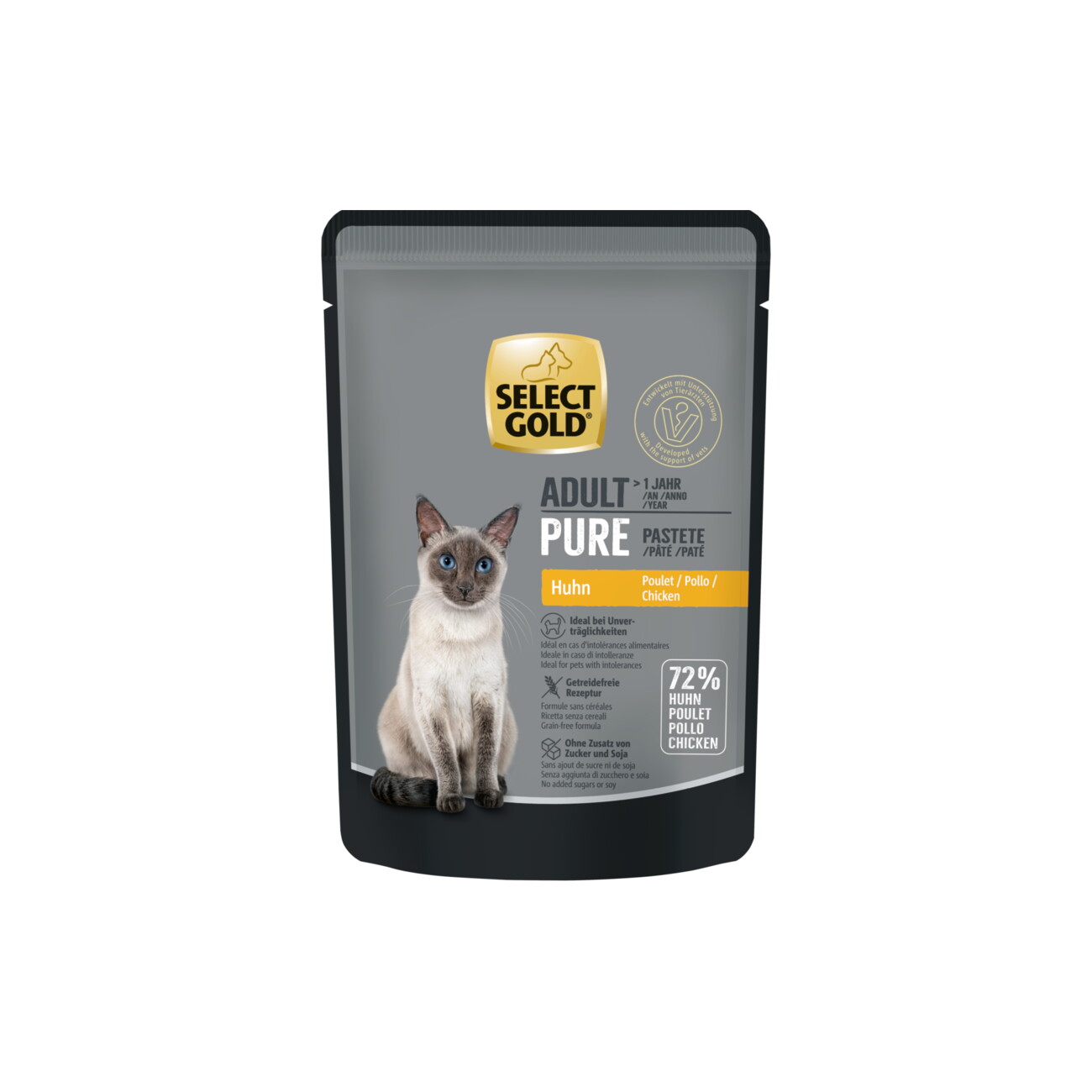 SELECT GOLD Adult Pure Huhn 12x85 g