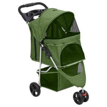 Hundewagen 80x46x98cm (L x B x H) grün