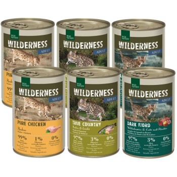 Wilderness Adult gemengd pakket 6 x 400 g Gemengd pakket 2