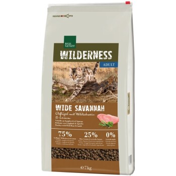 REAL NATURE WILDERNESS Adult Wide Savannah Geflügel mit Wildschwein und Lamm 7 kg