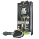 FURminator Dual-Grooming-Bürste mit Verpackung; Aufdruck auf der Verpackung: "Dual Grooming Brush" und "2 Brushes in 1".