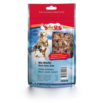 Mix-Würfel Rind, Huhn und Ente 100g