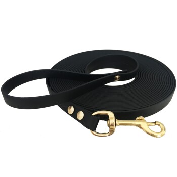 25-35 kg Schleppleine Biothane schwarz 7,5 m