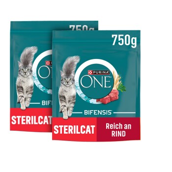 Purina ONE BIFENSIS Sterilcat Rind 2x750 g