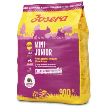 Josera MiniJunior für Welpen kleiner Rassen 5×900 g