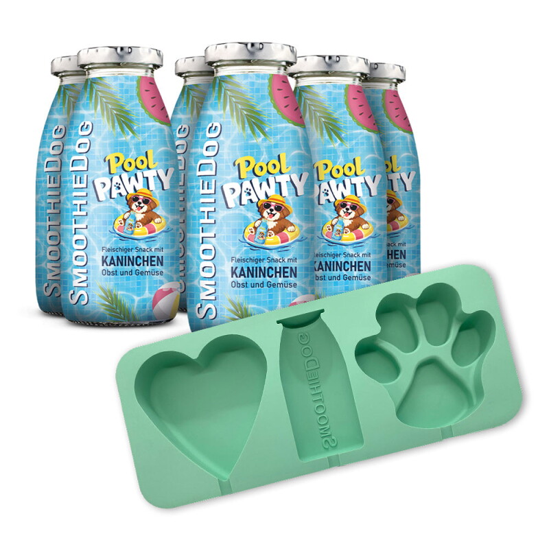 SmoothieDog Summer Edition 6x 250 ml + Eisform