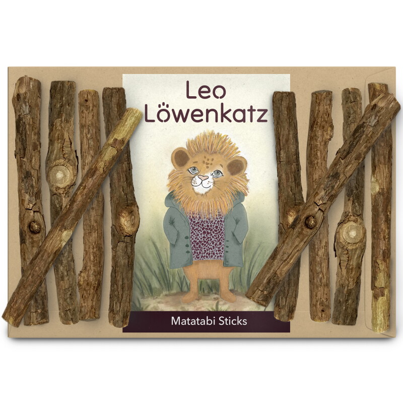 LEO LÖWENKATZ 10 Matatabi-Sticks (Katzenminze-Sticks)