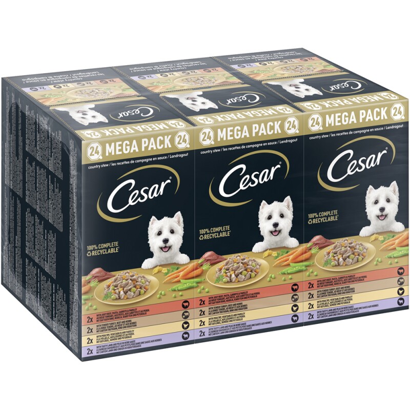 Cesar Multipack Landragout 24 x 150 g