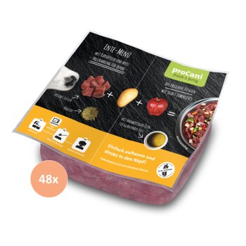 BARF Komplettmenü TK-Blockware Napffertig Ente 48x500 g