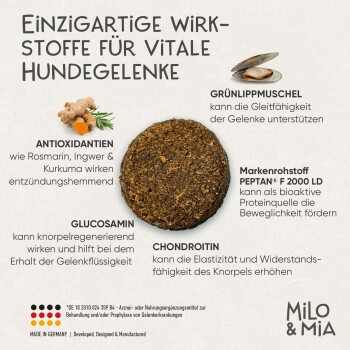 Milo & Mia Daily Bites - Knochen & Gelenke 600 g
