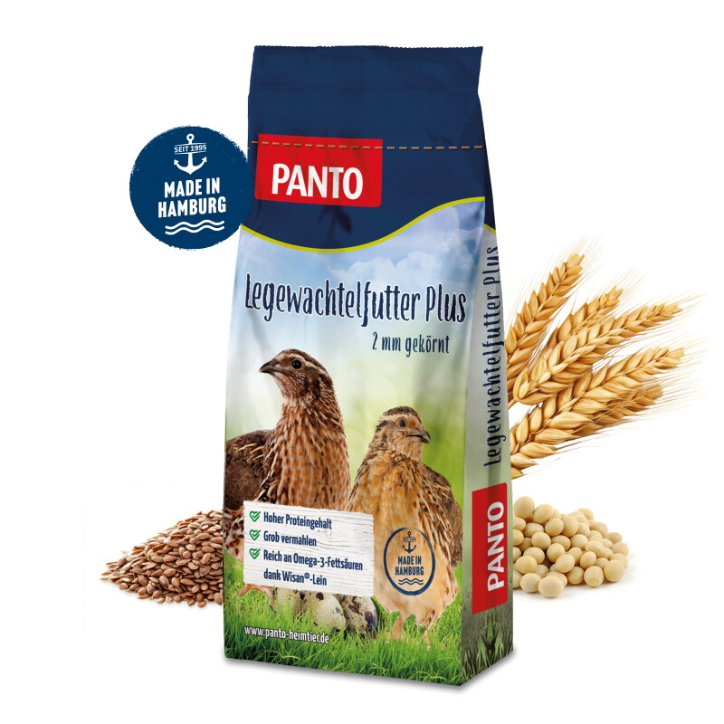 Panto Legewachtel Plus 2mm 10kg