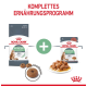 Royal Canin Care Digestive Haustierfutterverpackung, mit Trockenfutter und Nassfutter, mit dem Text "Komplettes Ernährungsprogramm" und "Proven Results."