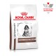 Royal Canin Veterinary Gastrointestinal Welpenfutterbeutel mit einem Bild eines schwarz-weißen Welpen, mit dem Text "Veterinary Nutrition".