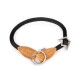 Zugstopphalsband Emma - Retrieverhalsband schwarz 60 cm