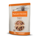 Pochette de nourriture pour chiens Nature's Variety Original, contenant du pâté de poulet avec des petits pois, étiquetée "Sans céréales", poids net de 300 g.