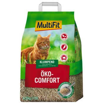 Litière agglomérante biodégradable Öko-Comfort 4,5 kg