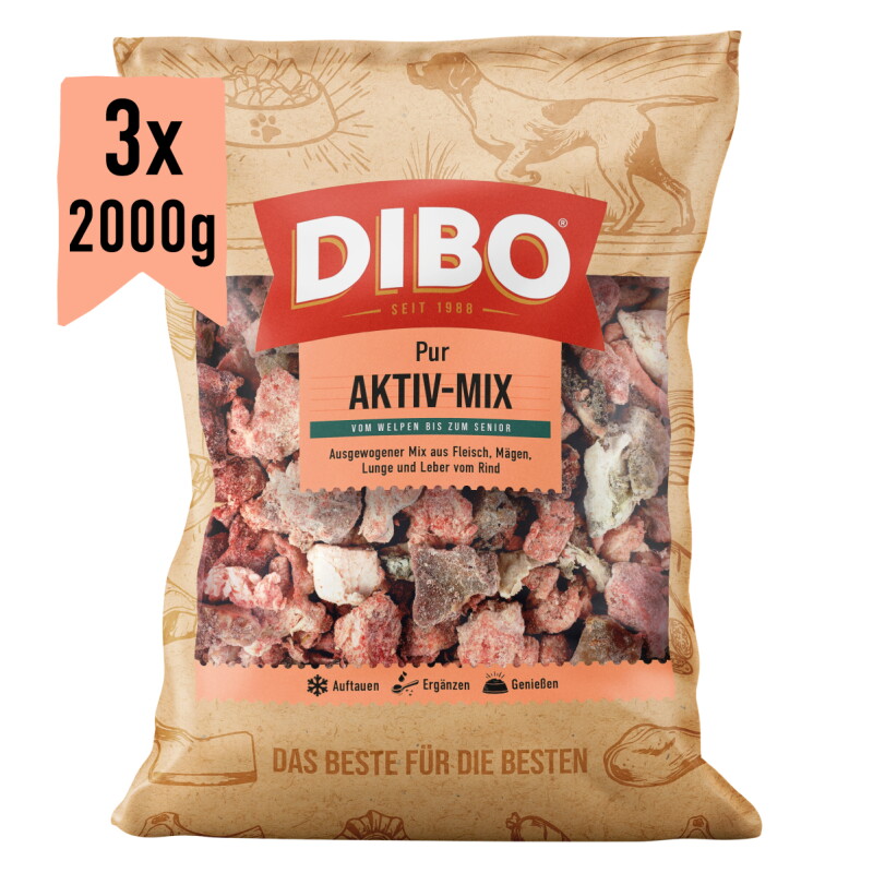DIBO Frostfutter Aktiv-Mix 3x2 kg