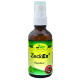 Braune Sprühflasche mit der Aufschrift "cdVet ZeckEx® Repellent" in grün-gelbem Design, mit einem Durchgestrichen-Symbol für Schädlinge.