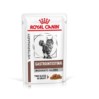 Veterinary GASTROINTESTINAL MODERATE CALORIE, en sauce 12 x 85 g