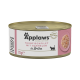 Applaws natürliche Katzenfutterdose, mit Thunfischfilet und Garnelen in Brühe, 70g, gekennzeichnet als 100% natürliche Zutaten.