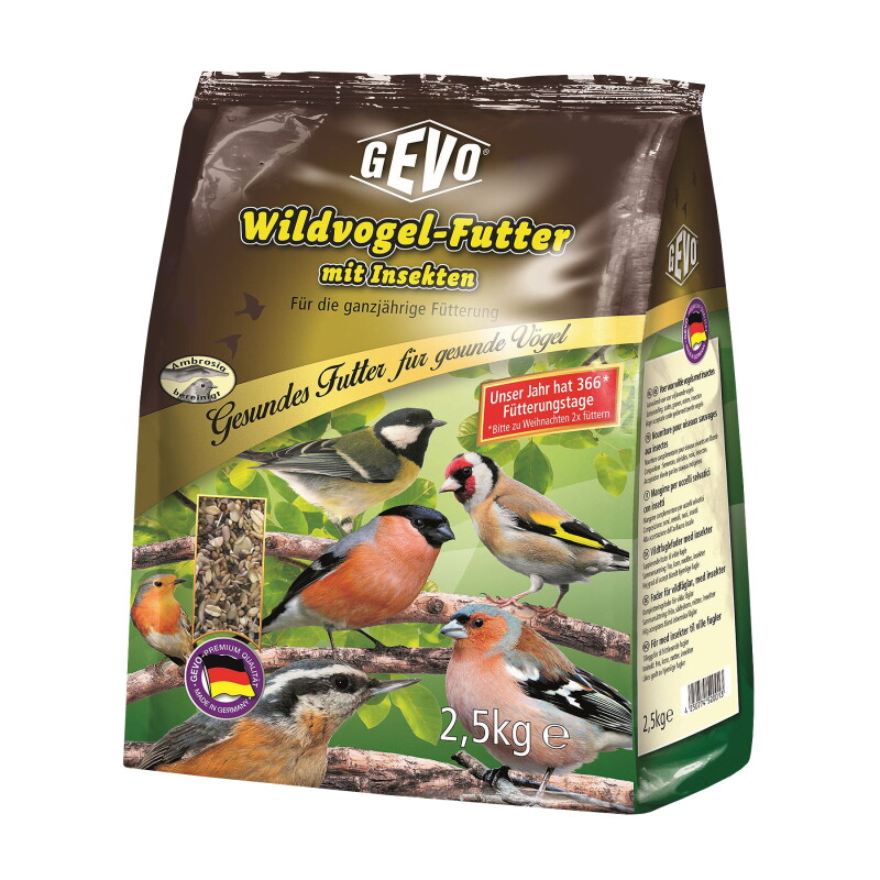 GeVo Wildvogel-Futter mit Inseten 2,5kg