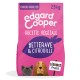 Sac rose de nourriture pour chiens Edgard Cooper pour adultes, présentant une recette de légumes avec des betteraves et de la citrouille, étiqueté "2,5 kg" et "Légumes frais."