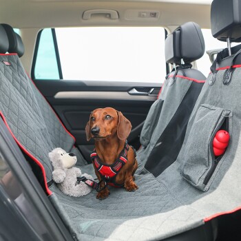 Couverture pour chien Couverture de protection pour siège arrière avec sacs  de