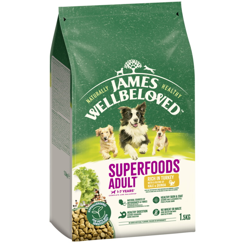 James Wellbeloved Superfood Truth Grünkohl Quinoa 1,5 kg