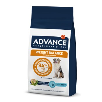 Veterinary Diets Weight Balance Medium-Maxi - Kroketten für übergewichtige Hunde 12kg
