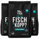 Tales & Tails Hundefutterbeutel, 4 kg, Fisch- und Gemüsesorte mit frischer Forelle & Hering, getreide- und zuckerfrei, deutscher Text.