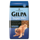 Sack Gilpa Super Mix Hundefutter für Sporthunde, mit einem Golden Retriever und der Hervorhebung seiner hühnerreichen Formel.
