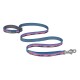 Ruffwear Hundeleine mit einem bunten Bergsonnenuntergang-Design, mit einem gepolsterten Griff und einem Metallclip zur Befestigung.