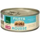 Filet & Mousse Adult Kurczak i tuńczyk z olejem lnianym 12x85 g