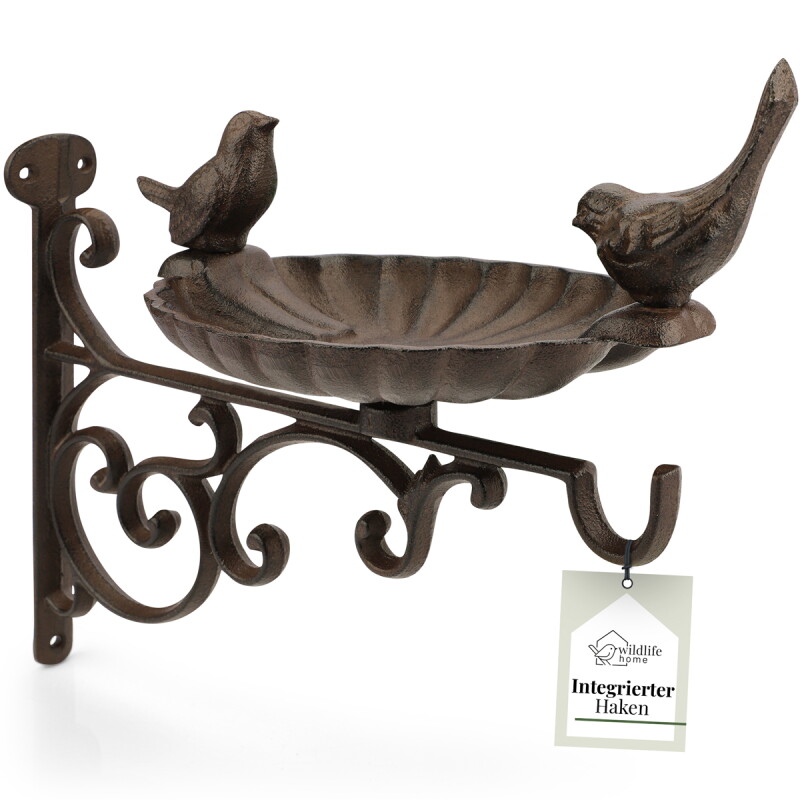 WILDLIFE HOME Vogeltränke mit Wandhalterung